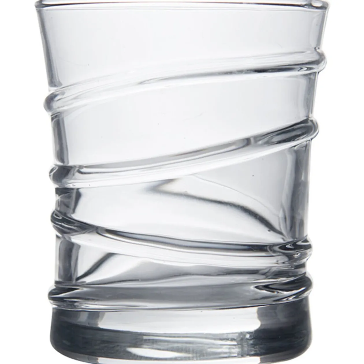 Verrine transparente motif anneau x6